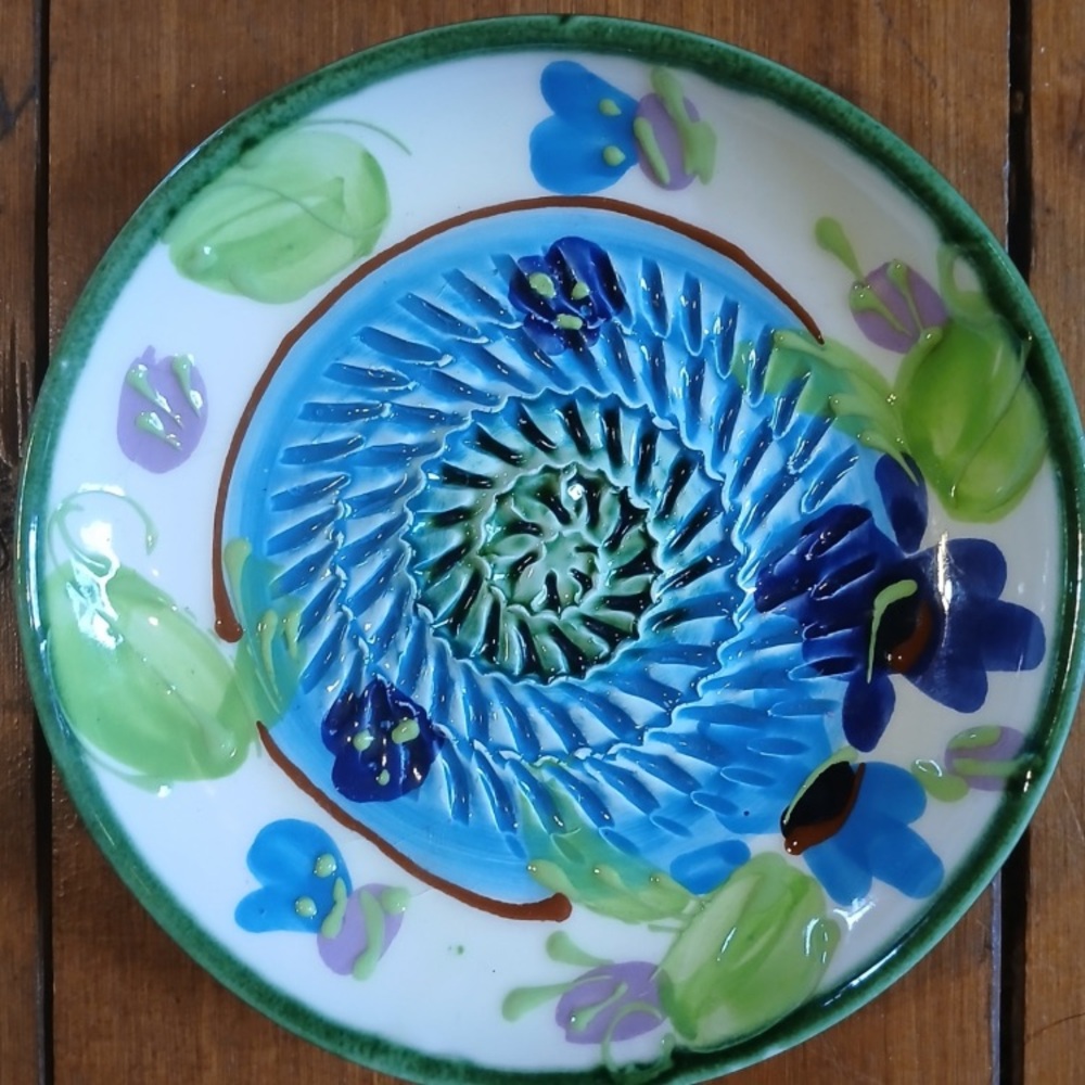 🧄🇪🇸 Ceramic de Espana Garlic Zester Plate 🔪🧄